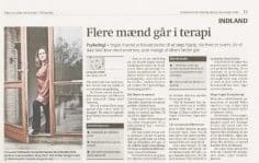 Flere mænd går i terapi - Presse indslag i Nyhedsavisen