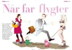 Når far flygter - Presse indslag