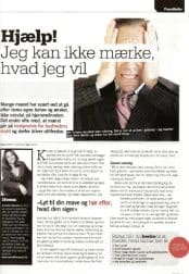 Jeg kan ikke mærke hvad jeg vil - Presse indslag